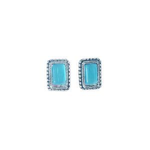 Turquoise Silver Earrings